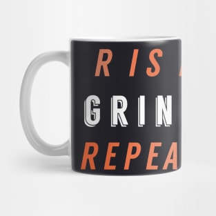 Rise. Grind. Repeat. - Inverted Colours Mug